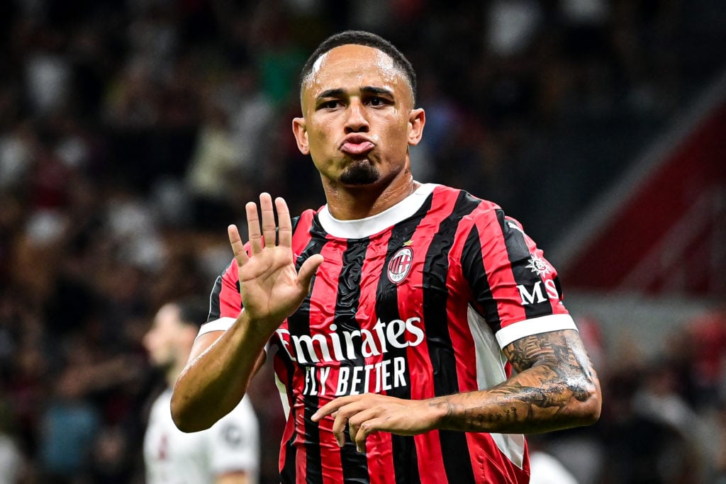 AC Milan forward Noah Okafor