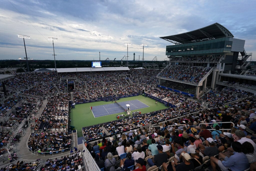 A view from above in Cincinnati at the 2024 tournament