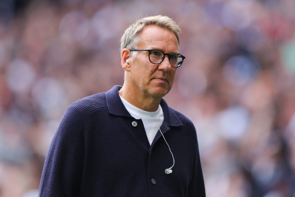 Paul Merson attending Tottenham Hotspur v Arsenal
