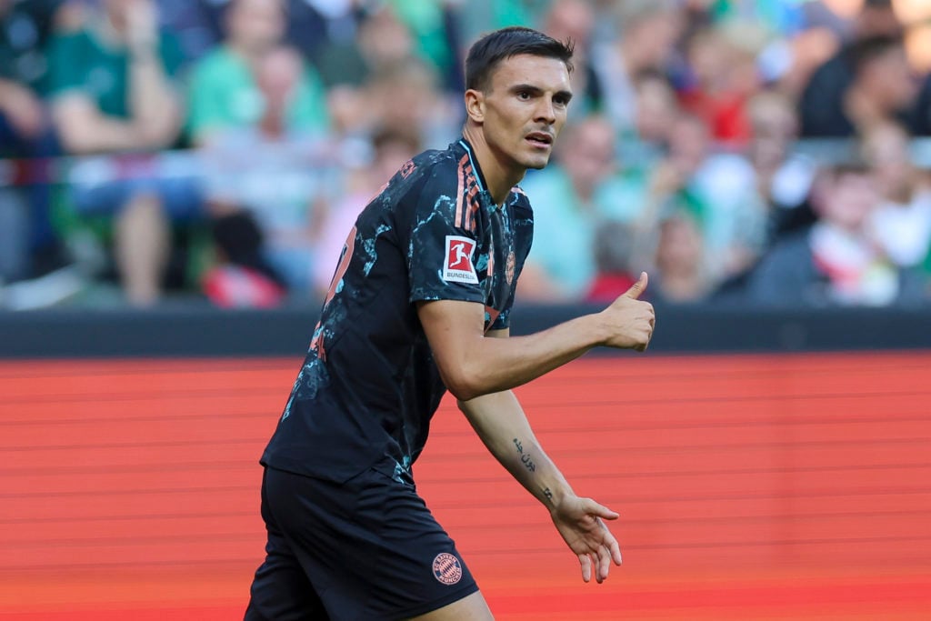 Joao Palhinha during SV Werder Bremen v FC Bayern München in the Bundesliga