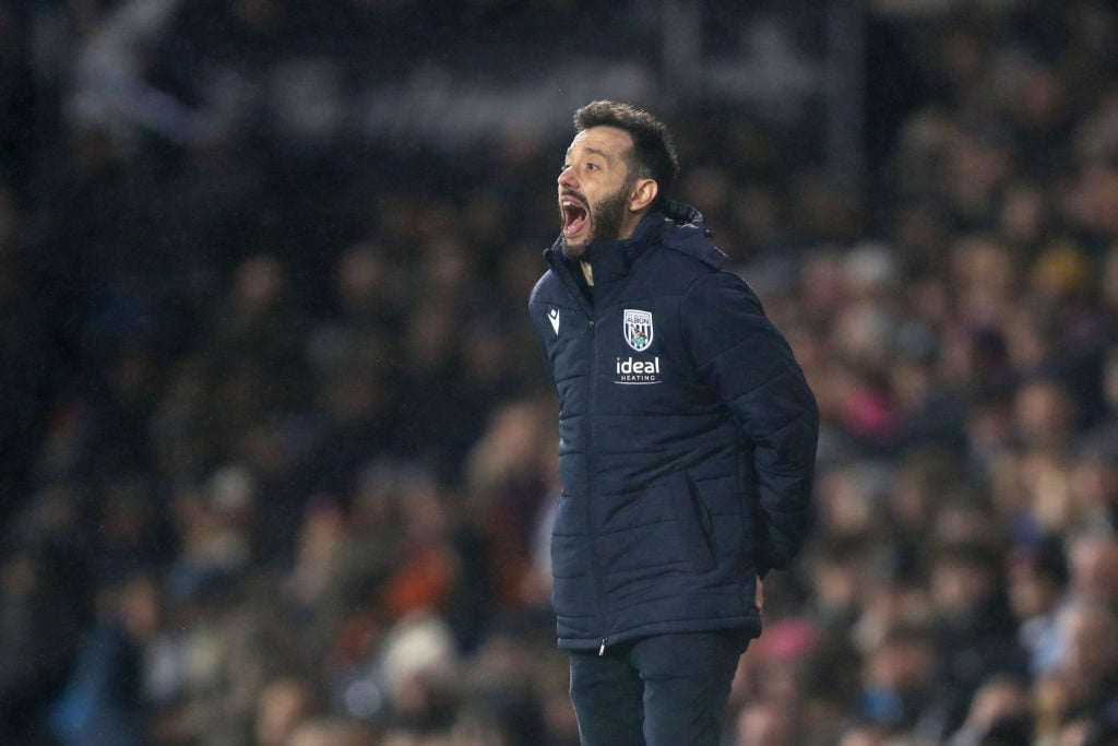 Carlos Corberan during his time as West Brom manager.