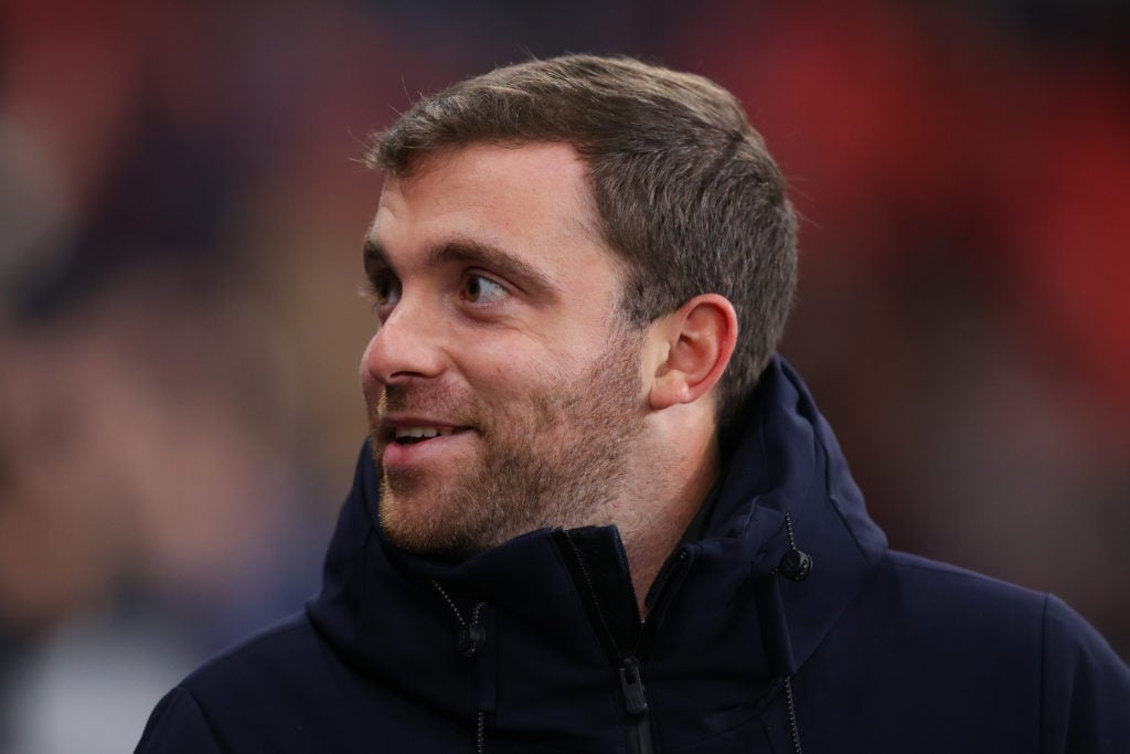Fabrizio Romano watches on during Bayer 04 Leverkusen v FC Internazionale Milano - UEFA Champions League 2024/25 League Phase MD6