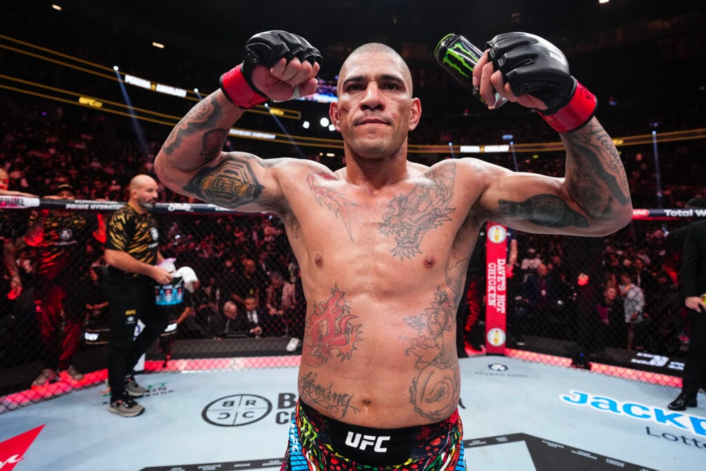 Alex Pereira immediately after his UFC 313 loss to Magomed Ankalaev