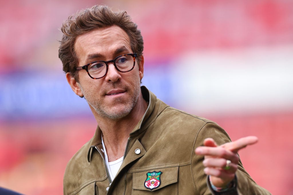 Ryan Reynolds ahead of Wrexham AFC v Charlton Athletic FC - Sky Bet League One