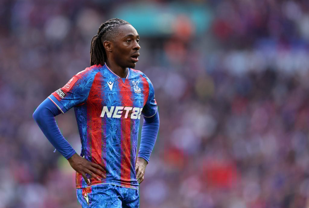 Eberechi Eze during a FA Cup match for Manchester City.