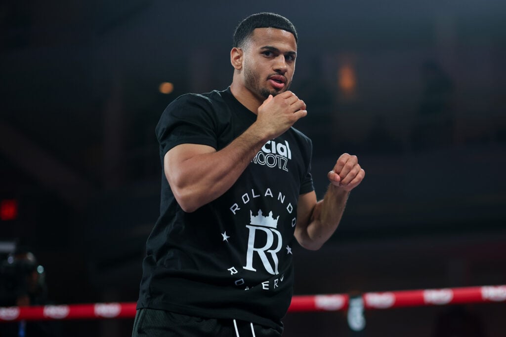 Rolando “Rolly” Romero - at the Media Workout for Ryan Garcia fight