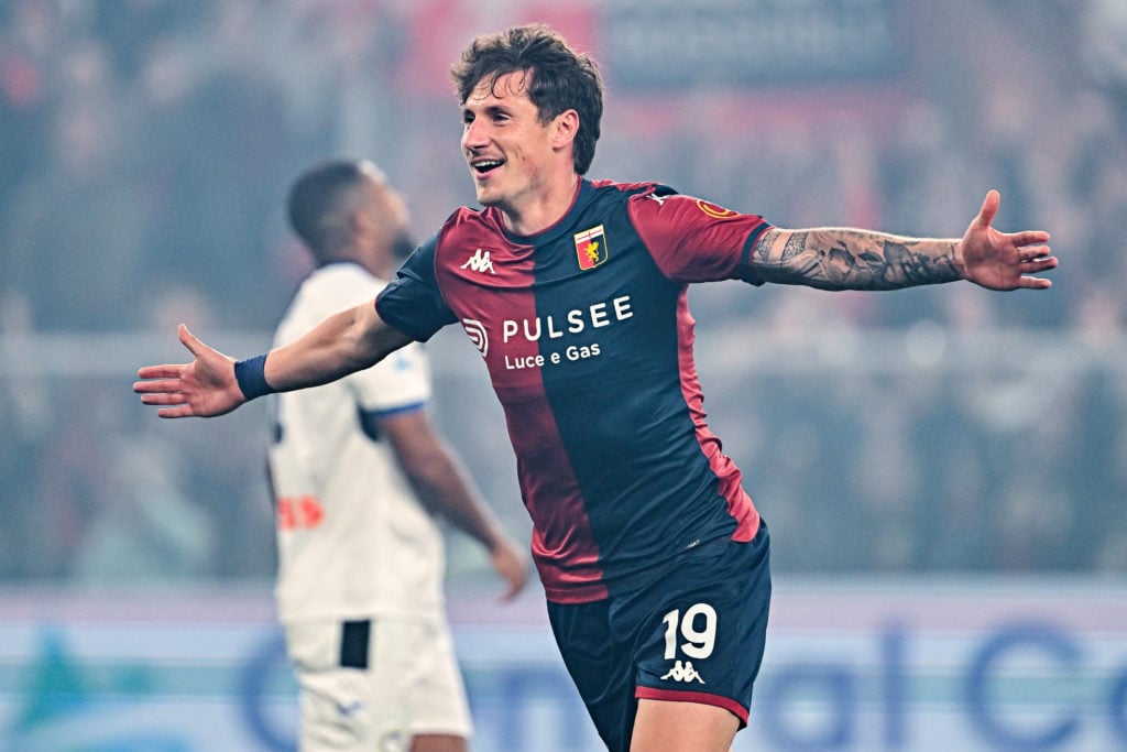 Genoa player Andrea Pinamonti.