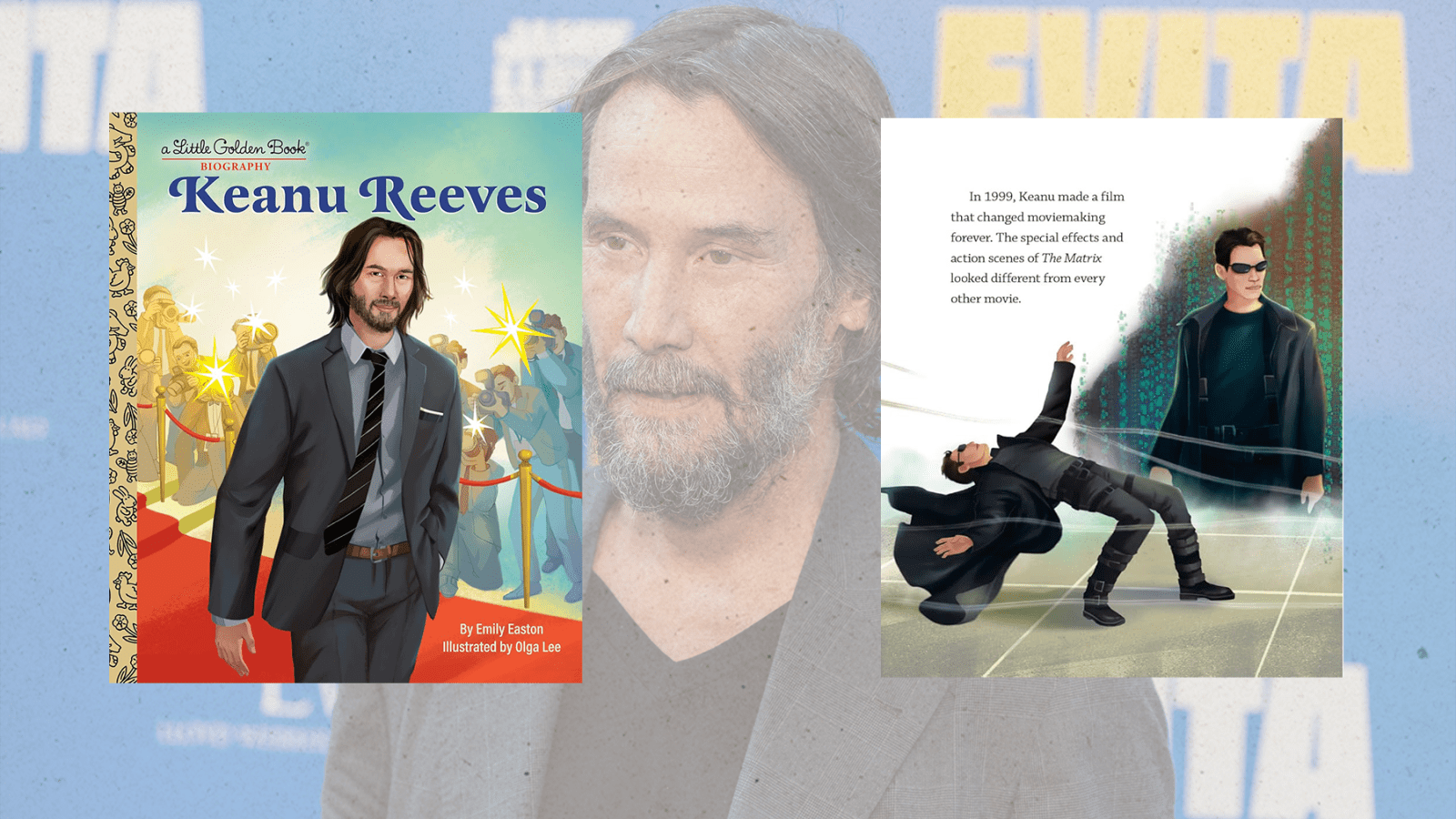 Keanu Reeves Little Golden Book Biography: Where to Buy Online