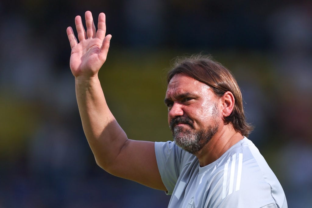 Daniel Farke Leeds manager.