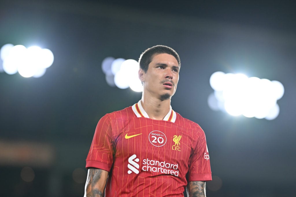 Darwin Nunez during Liverpool's clash with Yokohama F Marinos.