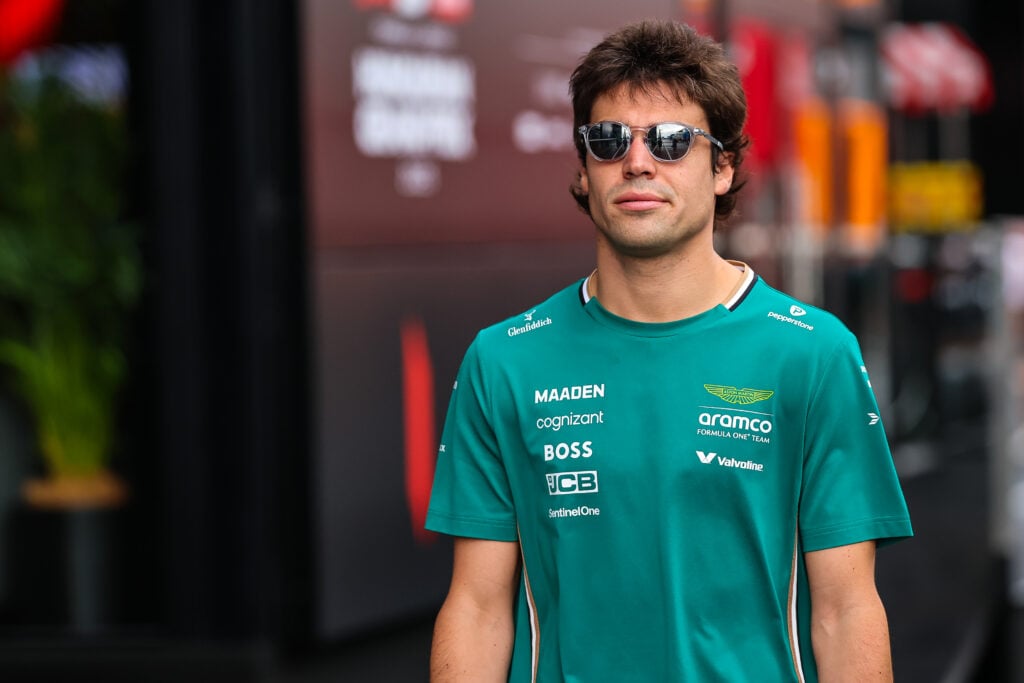 Aston Martin driver Lance Stroll at the 2025 Formula 1 Hungarian Grand Prix