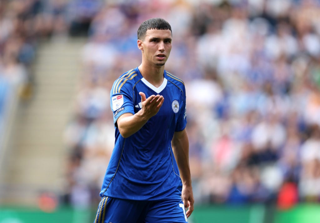 Bilal El Khannouss in action during Leicester City v ACF Fiorentina - Pre-Season Friendly
