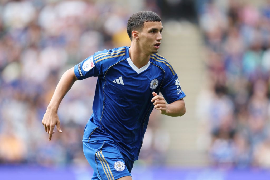 Bilal El Khannouss of Leicester City.