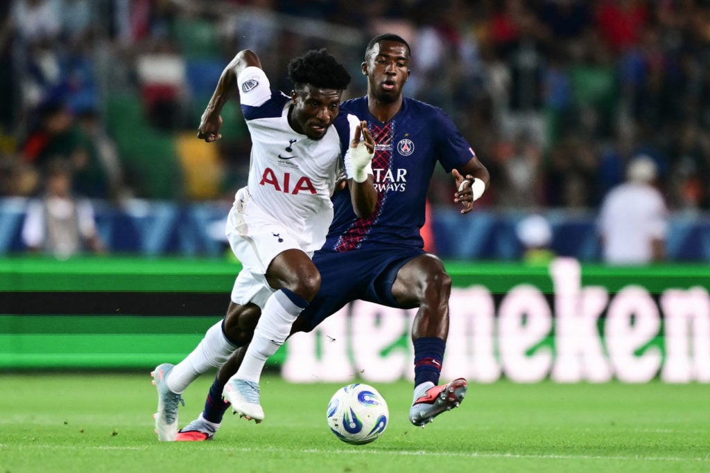 Mohammed Kudus shines for Tottenham Hotspur in the UEFA Super Cup