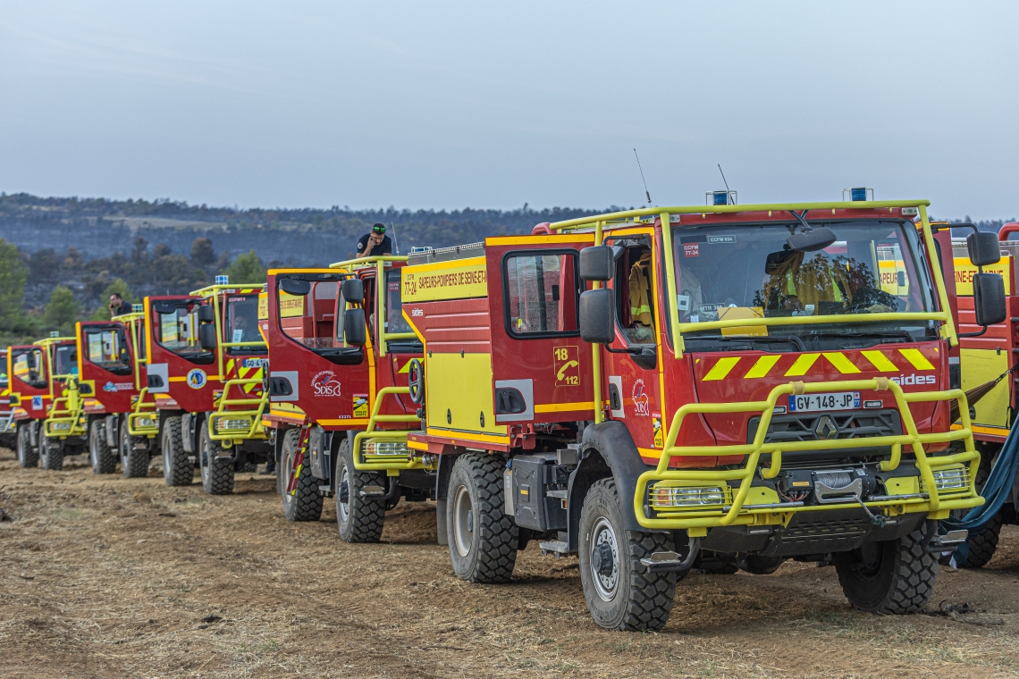 Firefighters bring huge blaze in France under control