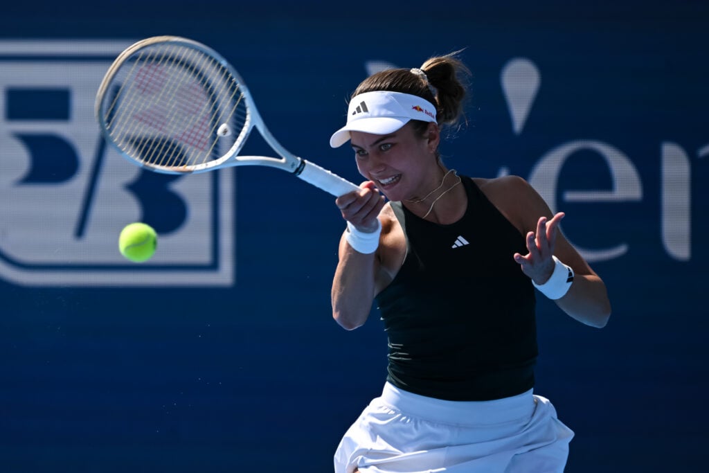 Iva Jovic plays the 2025 Cincinnati Open