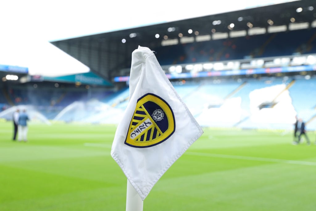 Leeds United corner flag.