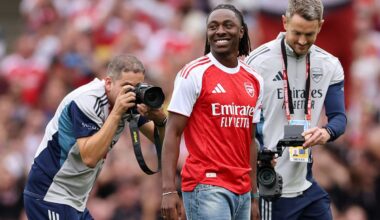 Arsenal unveil Eberechi Eze to fans ahead of Leeds clash as new signing confirmed
