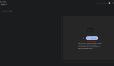 Google develops Projects feature for Gemini