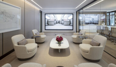 Step into Gulfstream’s revamped design centre, a mile-high hands-on showroom in Mayfair