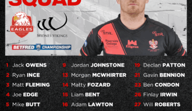 VIKINGS 21-MAN SQUAD FOR SHEFFIELD CLASH