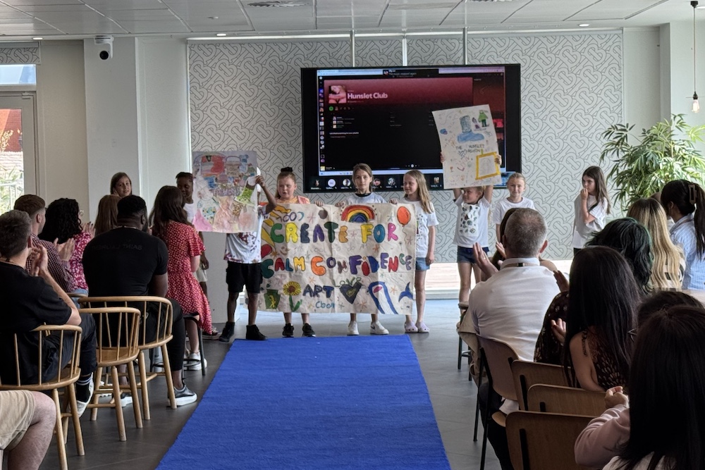 The Hunslet Club young designers shine at Burberry HQ