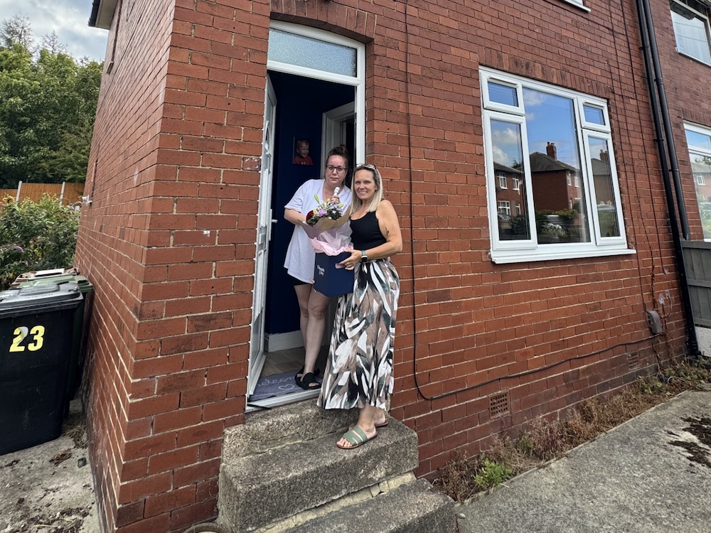 The Hunslet Club Community Homes celebrates 10 years with first tenant