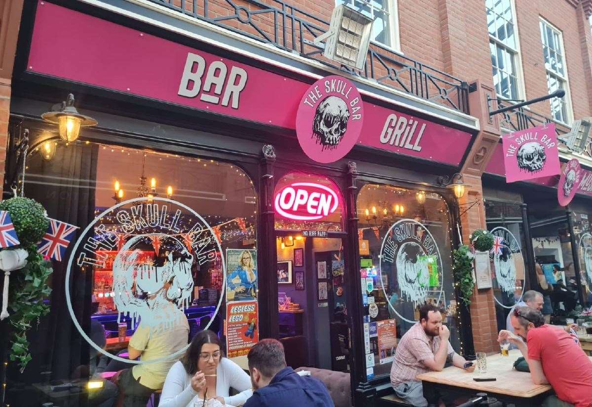The Skull Bar in Royal Star Arcade, Maidstone, shuts suddenly