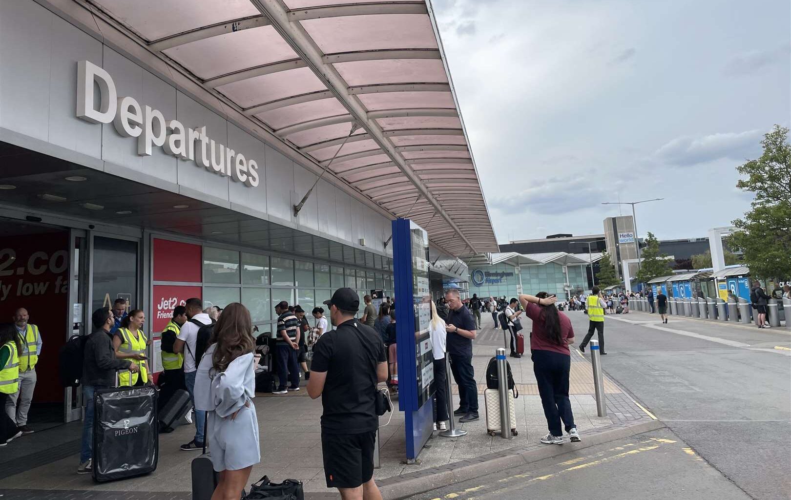 Birmingham Airport flights grounded until 8pm after emergency landing