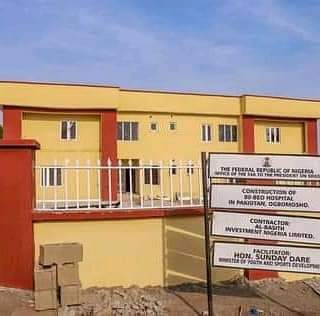 80-bed Mother and Child Specialist Hospital in Pakiotan, in the Ogbomoso North Local Government Area of Oyo State