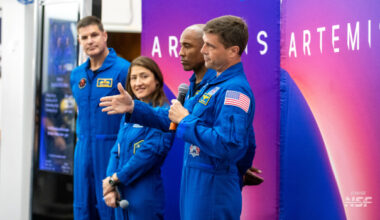 Artemis II astronauts discuss mission status ahead of in-capsule training