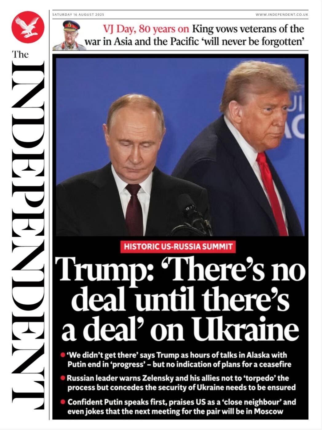 The Independent Daily Edition August 16, 2025