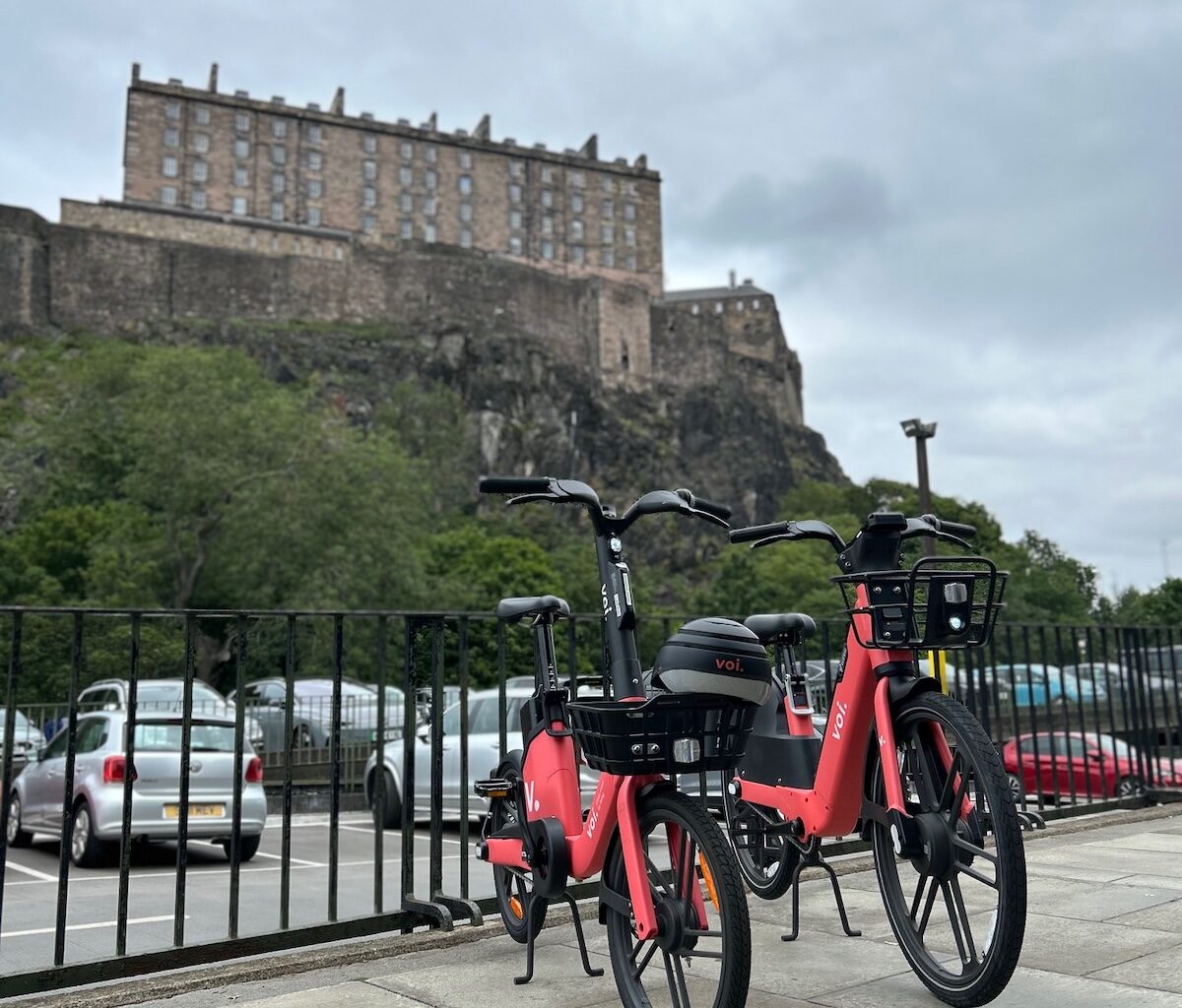 Here come the Voi bikes
