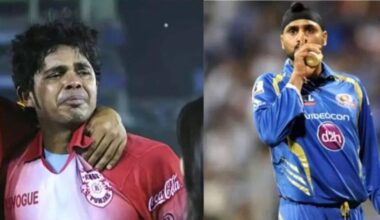 Harbhajan Singh (R) had slapped Sreesanth during a IPL 2008, the video of which was kept hidden for 17 years.