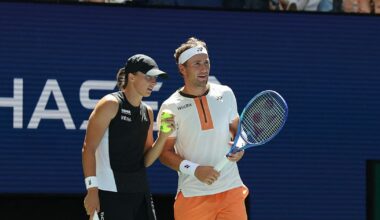 U.S. Open mixed doubles live updates: Quarterfinal scores, results after Sinner withdraws