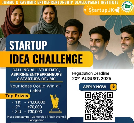 JKEDI ‘Startup Idea Challenge’: Aspiring Entreprenuers Apply by August 20 - Ziraat Times