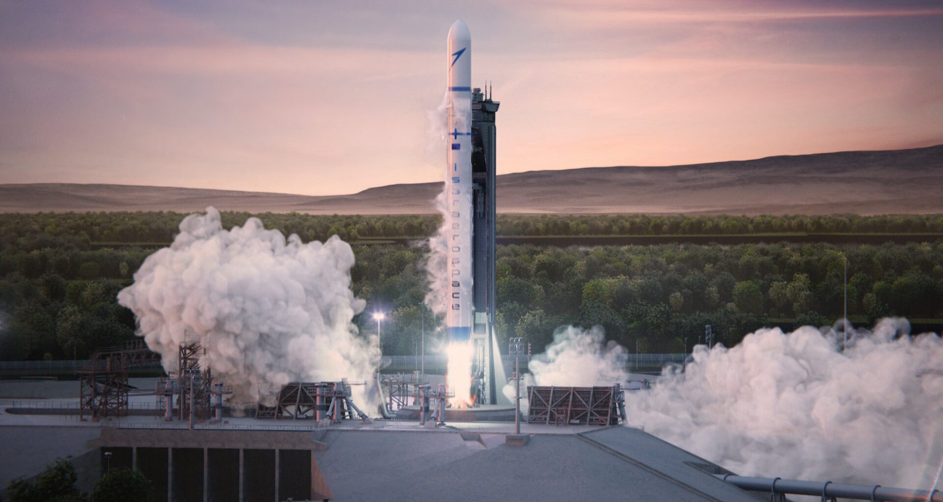 Rendering of the Isar Aerospace Spectrum launch vehicle. Photo: Isar Aerospace
