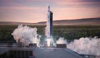 Rendering of the Isar Aerospace Spectrum launch vehicle. Photo: Isar Aerospace