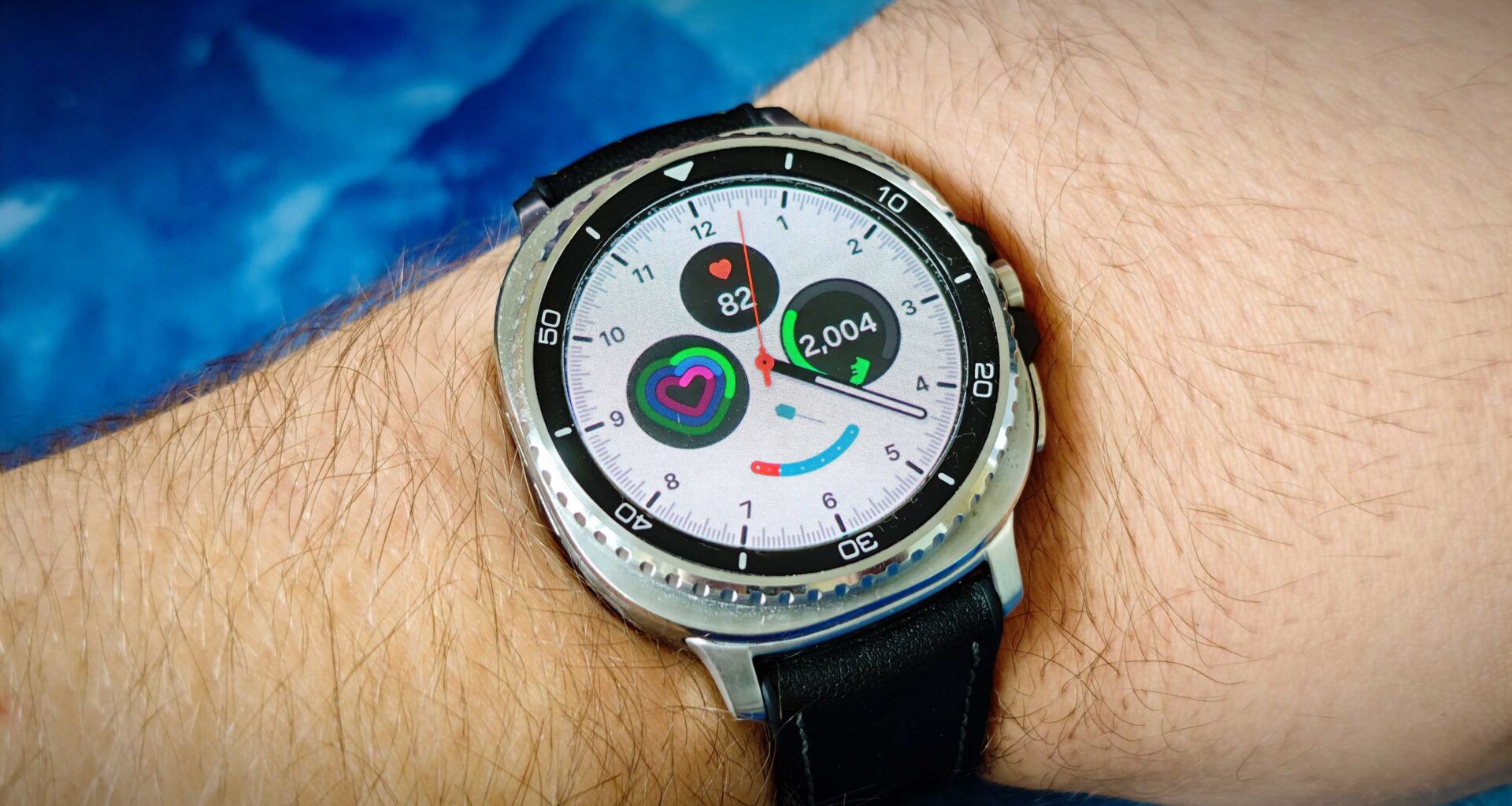 A Samsung Galaxy Watch 8 Classic