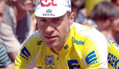 Tour de France legend Jens Voigt cycling through Highbridge today on UK challenge