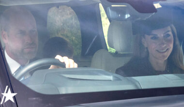 Kate Middleton, Prince William, & Their Three Children Head To Church In Royal Family Outing