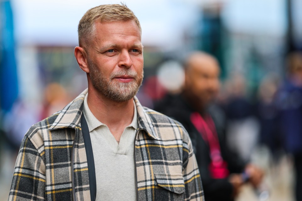NORTHAMPTON, ENGLAND - JULY 6: Danish racing driver Kevin Magnussen walks in the paddock during the F1 Grand Prix of Great Britain at Silverstone Circuit on July 6, 2025 in Northampton, United Kingdom. (Photo by Kym Illman/Getty Images)
