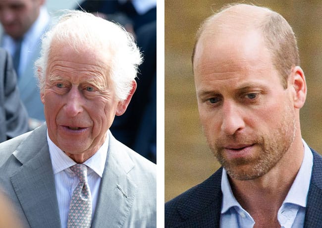 King Charles and Prince William