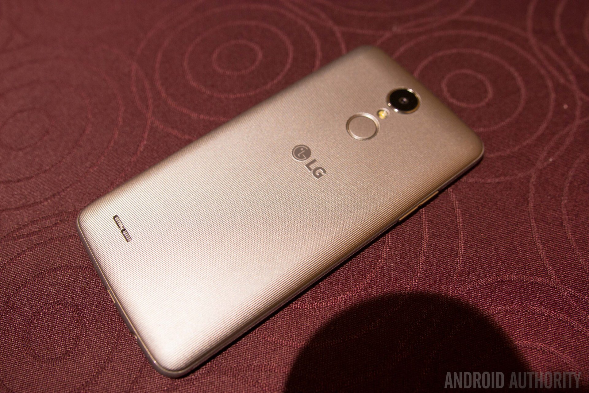 The LG K8 caught fire while charging.