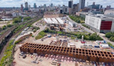 112m-long HS2 bridge ready to be positioned in Birmingham