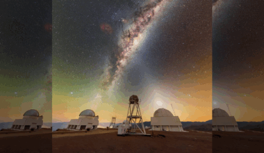 Giant 'X' appears over Chile as 2 celestial beams of light cross: Space photo of the week