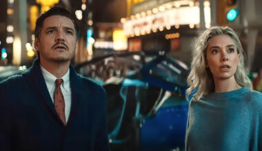 THE FANTASTIC FOUR: FIRST STEPS, (aka THE FANTASTIC FOUR), from left: Pedro Pascal as Reed Richards / Mister Fantastic,  Vanessa Kirby as Sue Storm / Invisible Woman, 2025. © Marvel / © Walt Disney Studios Motion Pictures / Courtesy Everett Collection