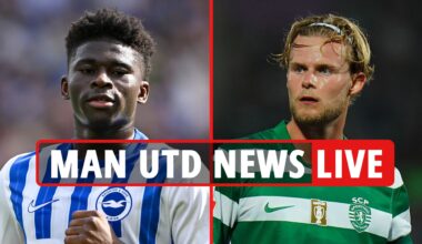 Man Utd transfer news LIVE: United MAJOR Baleba decision, Hjulmand EXCLUSIVE, Sancho set for EXIT, Wharton 'linked'