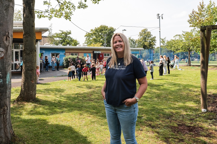 Manchester Young Lives Community Group, unveil their new play space at their hub in Wythenshawe