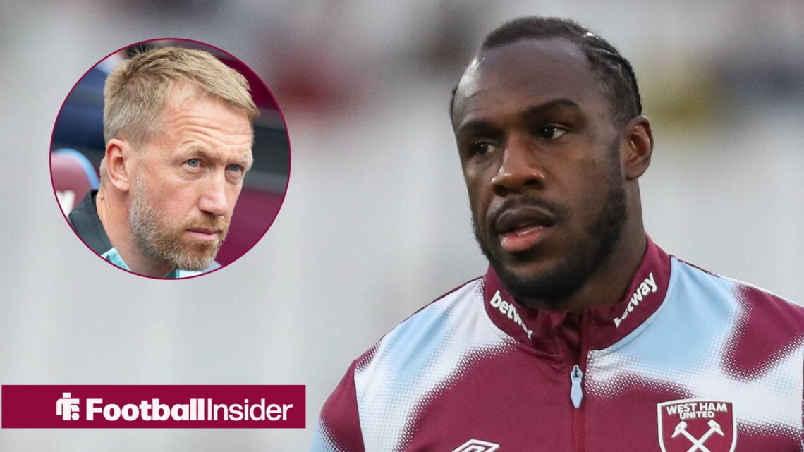 Michail Antonio and Graham Potter